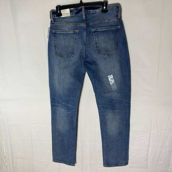 Old Navy Med Wash Slim Straight Jeans 31x30 NWT - Picture 14 of 15